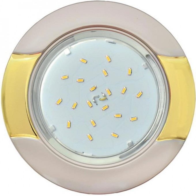 Встраиваемый светильник ECOLA H4 9012 GX53, жемчуг-золото FY71H4ECB