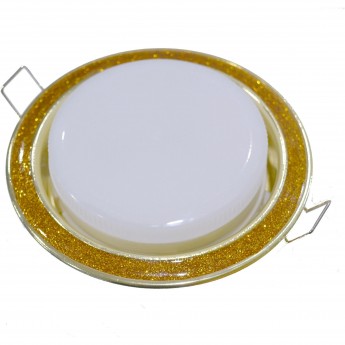 Встраиваемый светильник ECOLA H4 DL3901 FY53GRECB GX53 Золотой блеск / золото