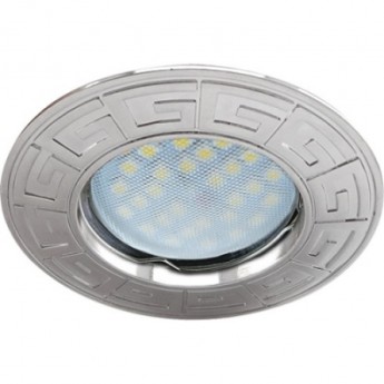Встраиваемый светильник ECOLA MR16 DL110А FQ1602EFF хром-сатин