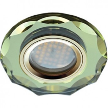 Встраиваемый светильник ECOLA MR16 DL1653 FG1653EFF золото